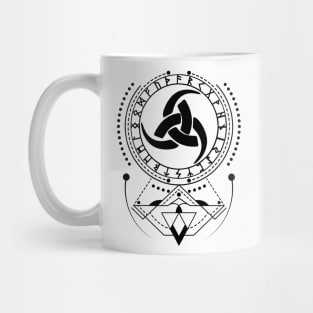 Triple Horn of Odin | Norse Pagan Symbol Mug